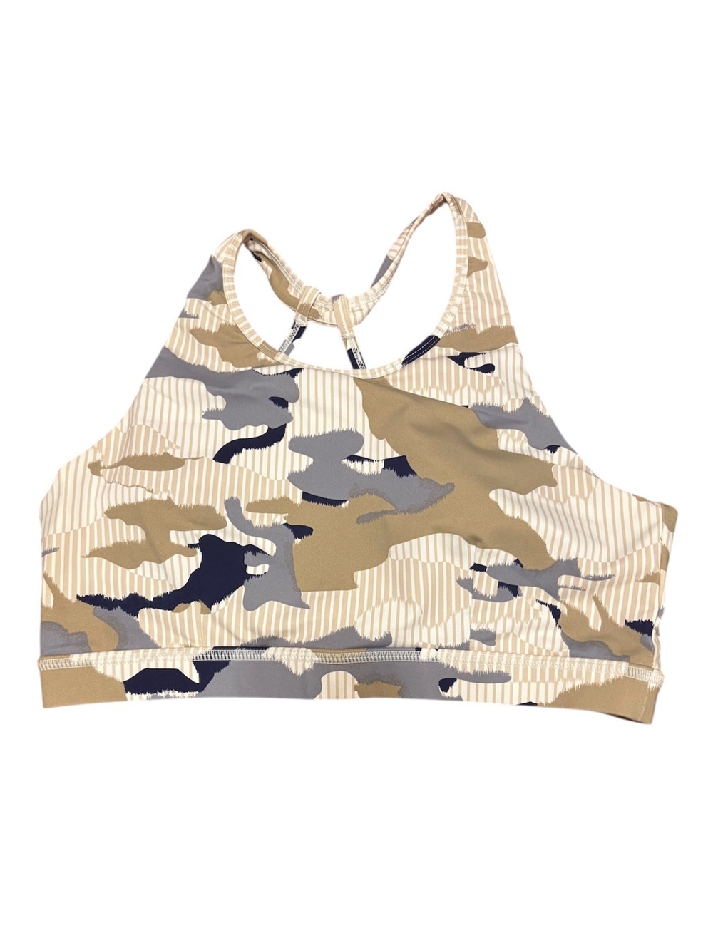 Mono B Multicolor Camouflage Sports Bra